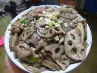 家常菜葱香藕片
