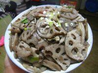家常菜葱香藕片
