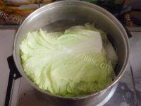白菜肉卷做法图解4)