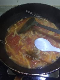 美味的西红柿面做法图解6)