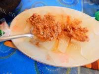 家常菜肉末蒸冬瓜做法图解16)
