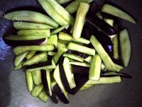 家常菜鱼香茄子做法图解6)