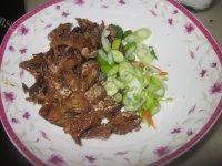 味道不错的豆豉鲮鱼油麦菜做法图解1)