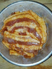 香嫩肥美烤五花肉土豆片做法图解1)