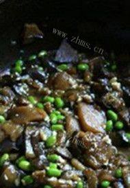 如此诱人的毛豆烧茄子