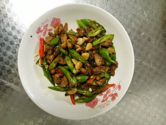 珍馐美味的青椒牛肉