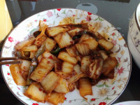 家常菜鱼香白菜