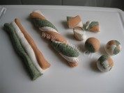 很有食欲的彩色杏仁糖汤圆做法图解2)