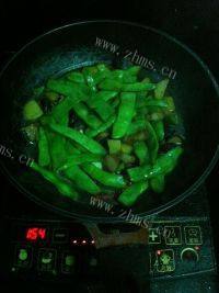 美味的豆角五花肉