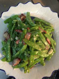 家常菜荷兰豆炒腊肉
