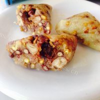 美味丰富五仁粽子做法图解13)