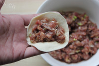 自制门钉肉饼做法图解9)