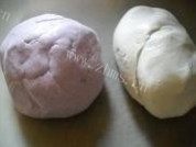 口感饱满的酒酿紫薯汤圆做法图解6)