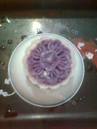 自己做的冰皮紫薯月饼