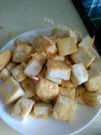 家常菜白菜炒豆腐做法图解4)