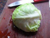 家常菜包菜炒米粉做法图解2)