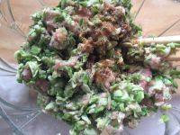 清香的槐花大肉水饺做法图解5)