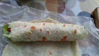美味香肠鸡蛋卷饼做法图解8)