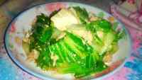 家常菜青菜烧豆腐