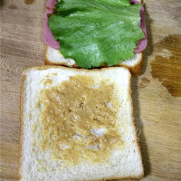 美味的肉松火腿三明治的做法图解六