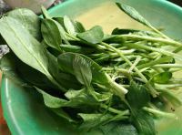 美味菠菜粉条做法图解2)