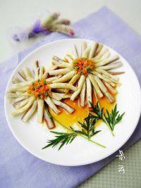 家常菜菊花茄子