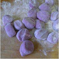 自制紫薯玫瑰花馒头的做法图解九