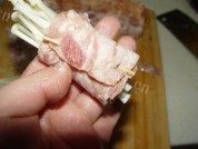 金针培根卷做法图解4)