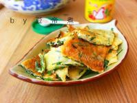 自制韭菜鸡蛋饼做法图解8)