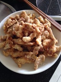 色香味浓的糖醋里脊做法图解6)