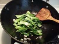 家常菜清炒油菜做法图解5)