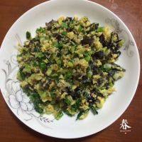 家常菜蒜苗炒蛋