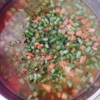 清爽可口的豆角焖饭做法图解14)