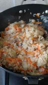 美味的羊肉焖饭