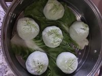 简单版菠菜馒头做法图解7)
