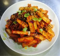 喷香的辣炒年糕做法图解10)