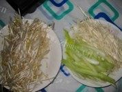 家常菜剁椒拌三丝做法图解4)