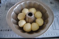 蜜豆蓝莓酱夹心包做法图解11)