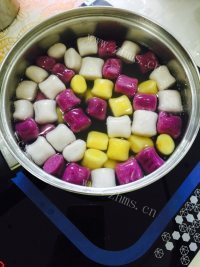清爽小菜珍珠芋圆烧仙草做法图解5)