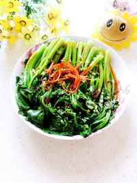 家常菜油淋菜心