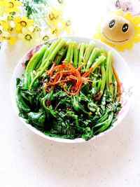 家常菜油淋菜心