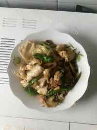 家常蘑菇炒肉做法图解12)