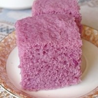 可口的紫薯发糕
