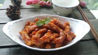 美味的茄汁里脊肉