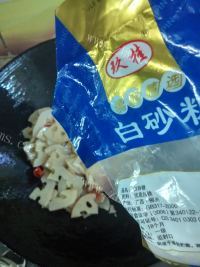 香辣炒藕片做法图解5)