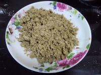 美味的黑芝麻核桃粉做法图解6)