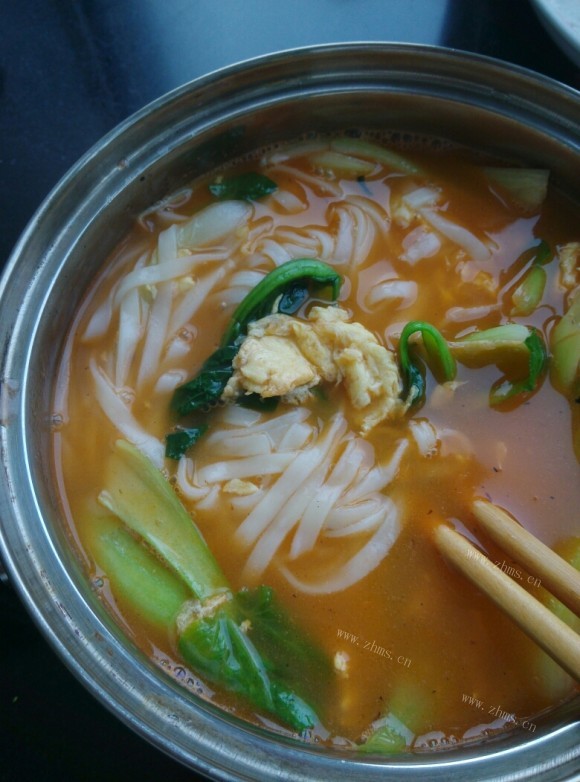 DIY青菜鸡蛋面