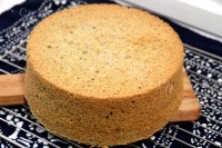 自制黑芝麻戚风蛋糕做法图解17)