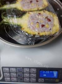 红米菠萝饭做法图解8)