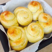 色香味浓的花朵面包做法图解21)